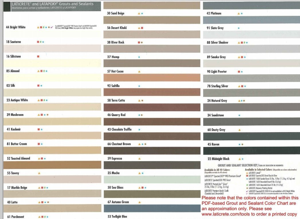 Modern Stone Grout Stain Color Seal - Laticrete Colors - 8oz (Espresso #59)