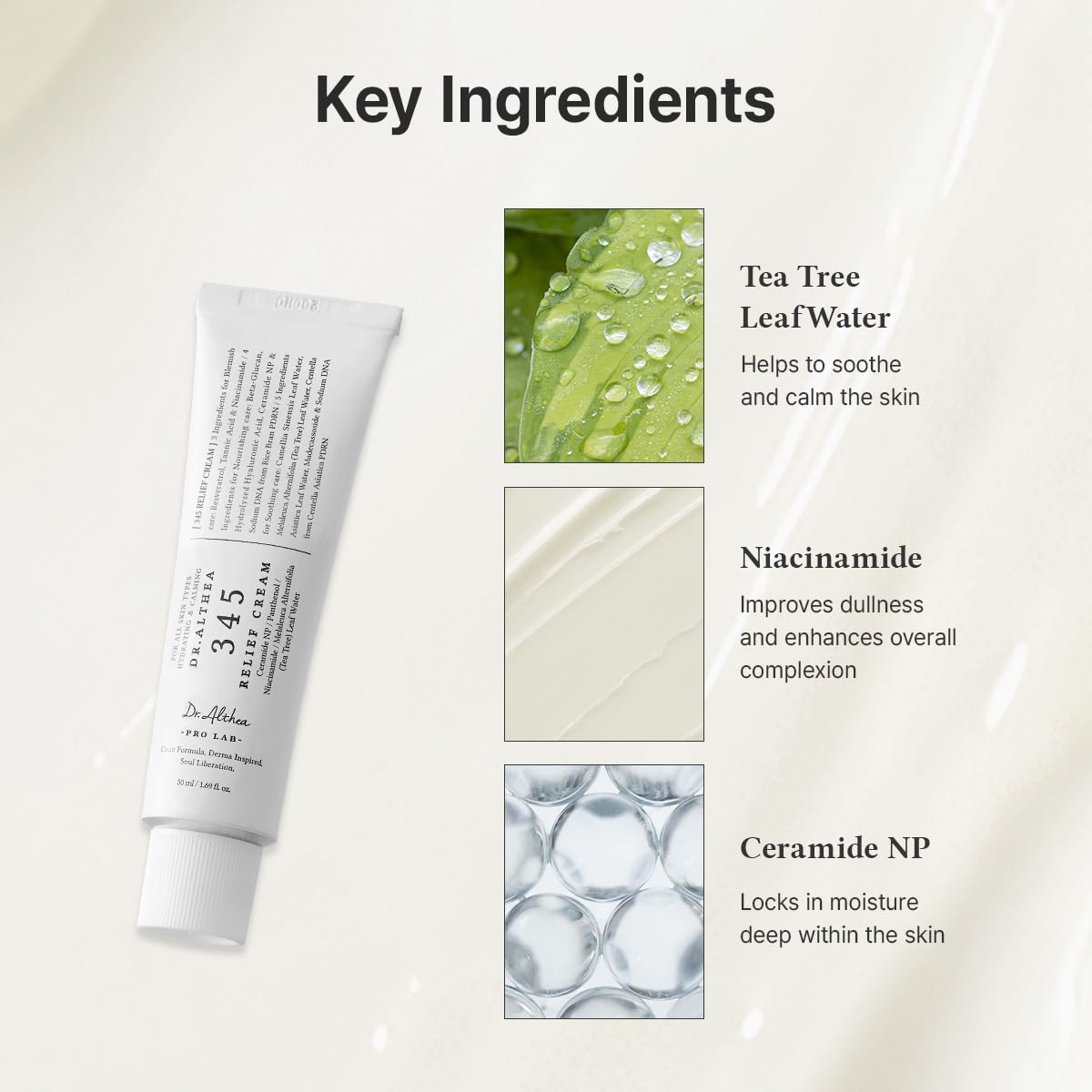 Dr.Althea 345 Relief Cream & Mist Duo, Korean Vegan Skin Care Set