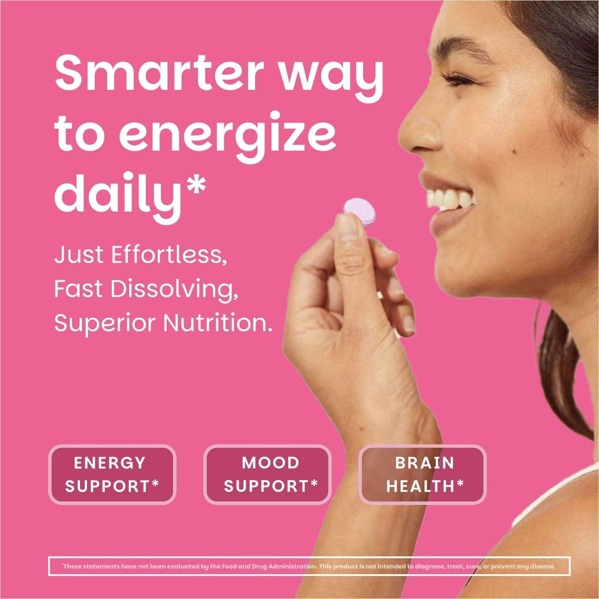 EZ Melts Dissolvable B12 2,500 mcg - Vitamin B12 for Energy & Immune Support - Non-GMO, Vegan & Gluten-Free - Red Cherry - 180 Sublingual Tablets (180 Servings)