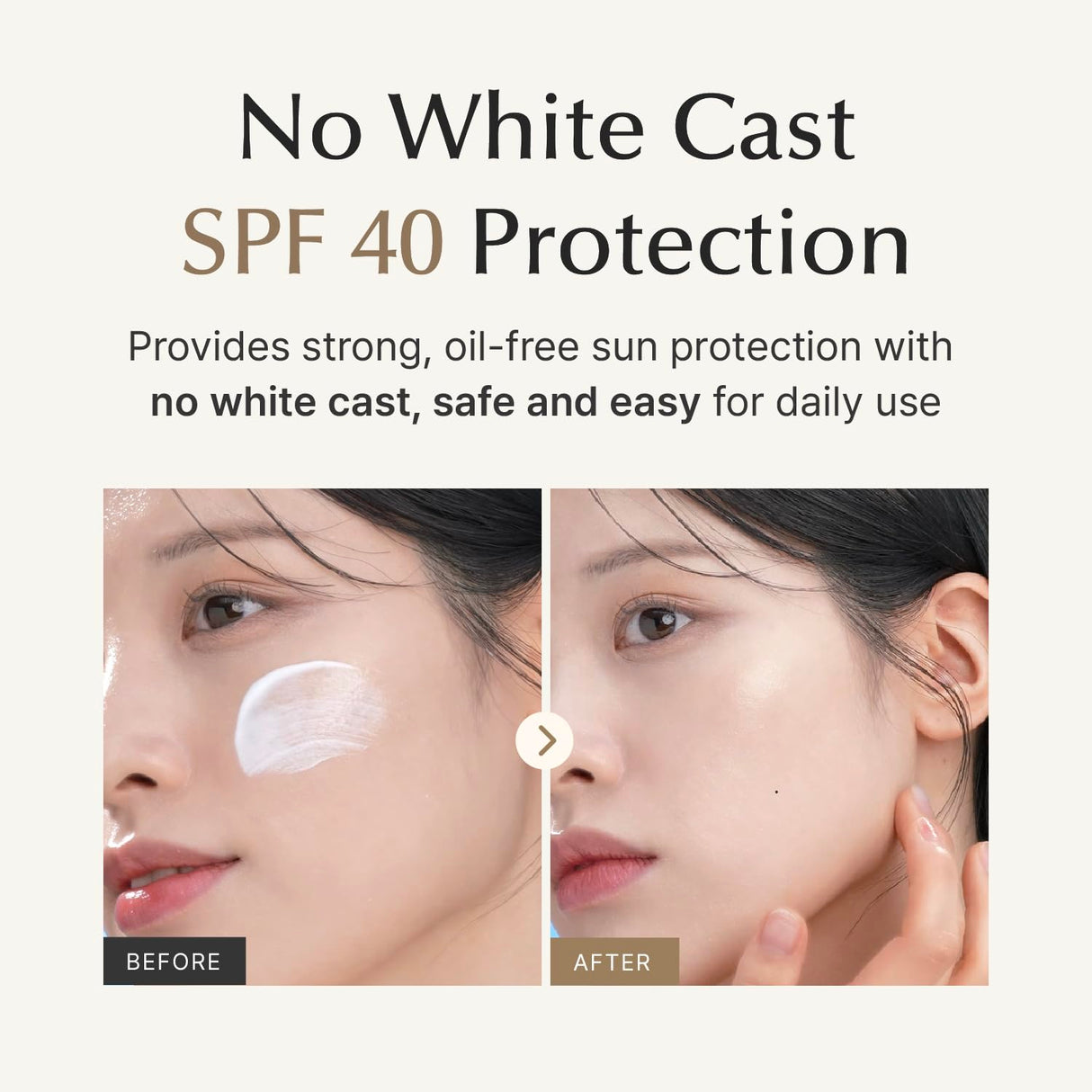 SU:M Micro-Active Daily Moisture Sunscreen (1.69fl oz) - Korean Skincare SPF 40 for UV Protection, Hydration, Soothing Sensitive Skin, No White Cast. With Biopeptide190 & Niacinamide.