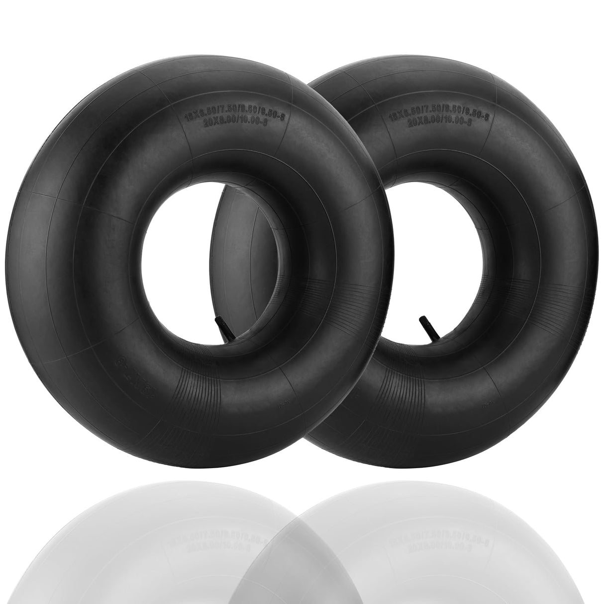 20x8.00-8 20x10.00-8 Inner Tubes with TR-13 Straight Valve Stem, 2 Pack