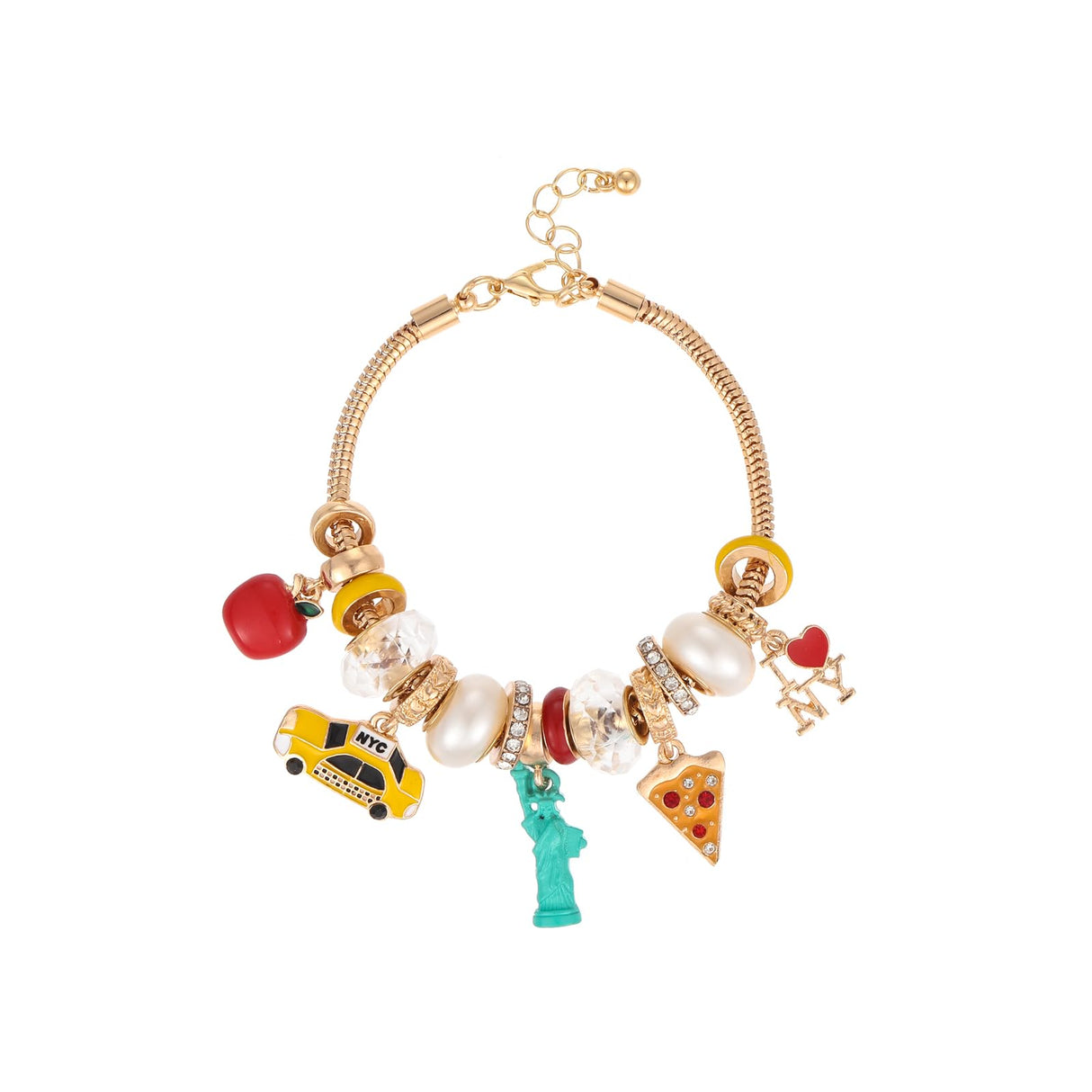 Madison Tyler New York City Charm Bracelet for Women Travel Jewelry Gift