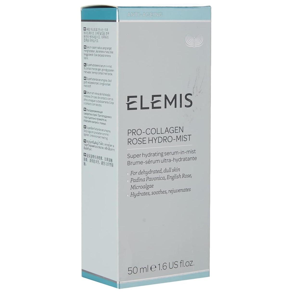 ELEMIS Pro-Collagen Rose Hydro-Mist; Super Hydrating Serum-in-Mist, 1.6 Fl Oz