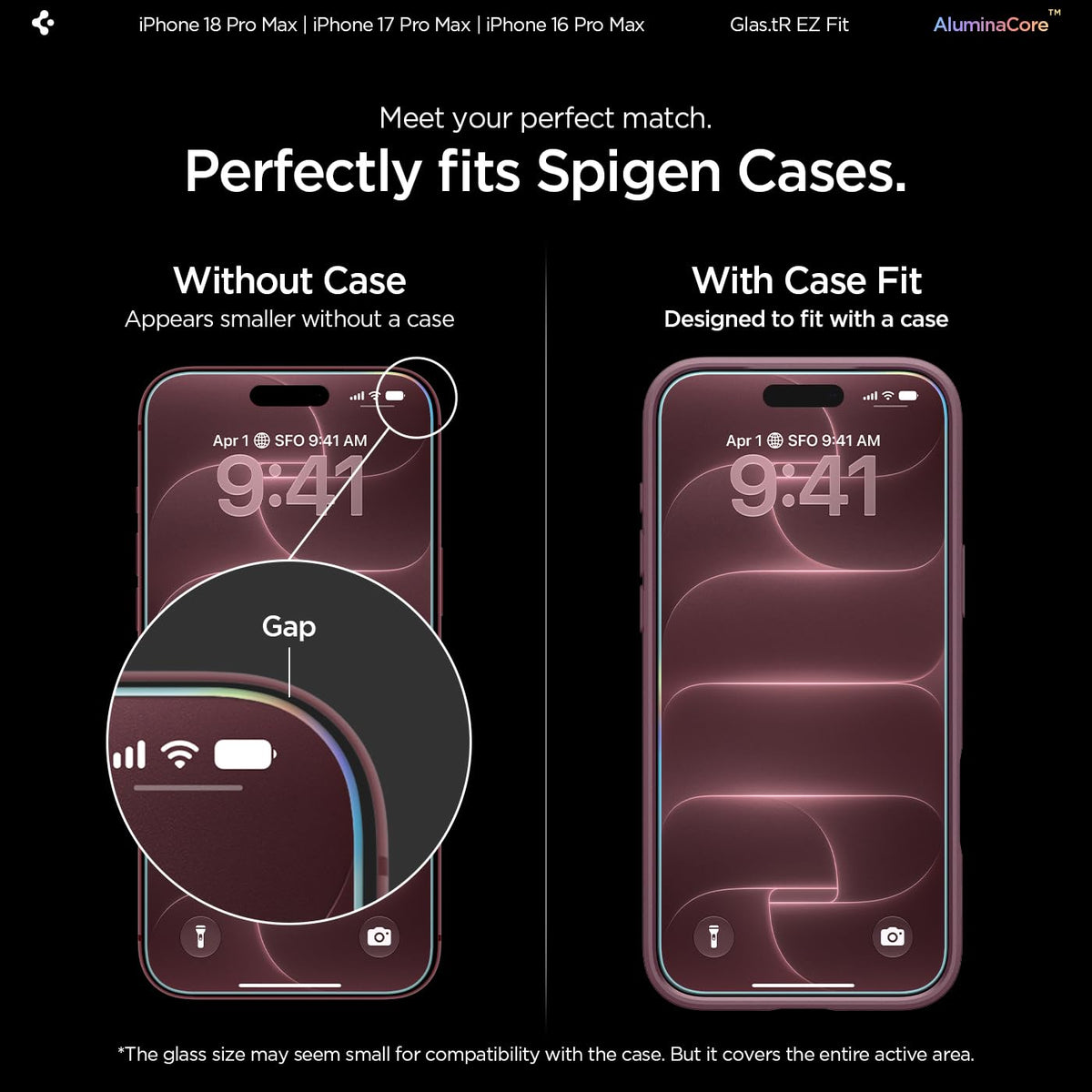 Spigen Screen Protector for iPhone 18 Pro Max, 17 Pro Max, 16 Pro Max
