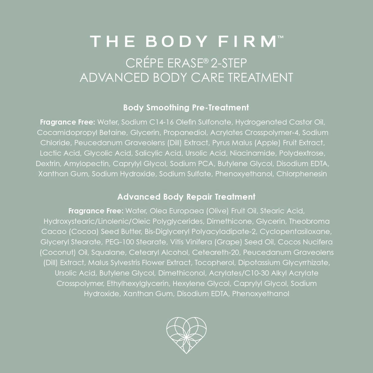 Crepe Erase 2-Step Advanced Body Care Treatment, Anti-Aging Skin Care for Body/Neck, Firming Moisturizer Cream + Body Exfoliating Pre-Treatment, Supports Wrinkle, Crepe Skin, Collagen, Fragrance Free