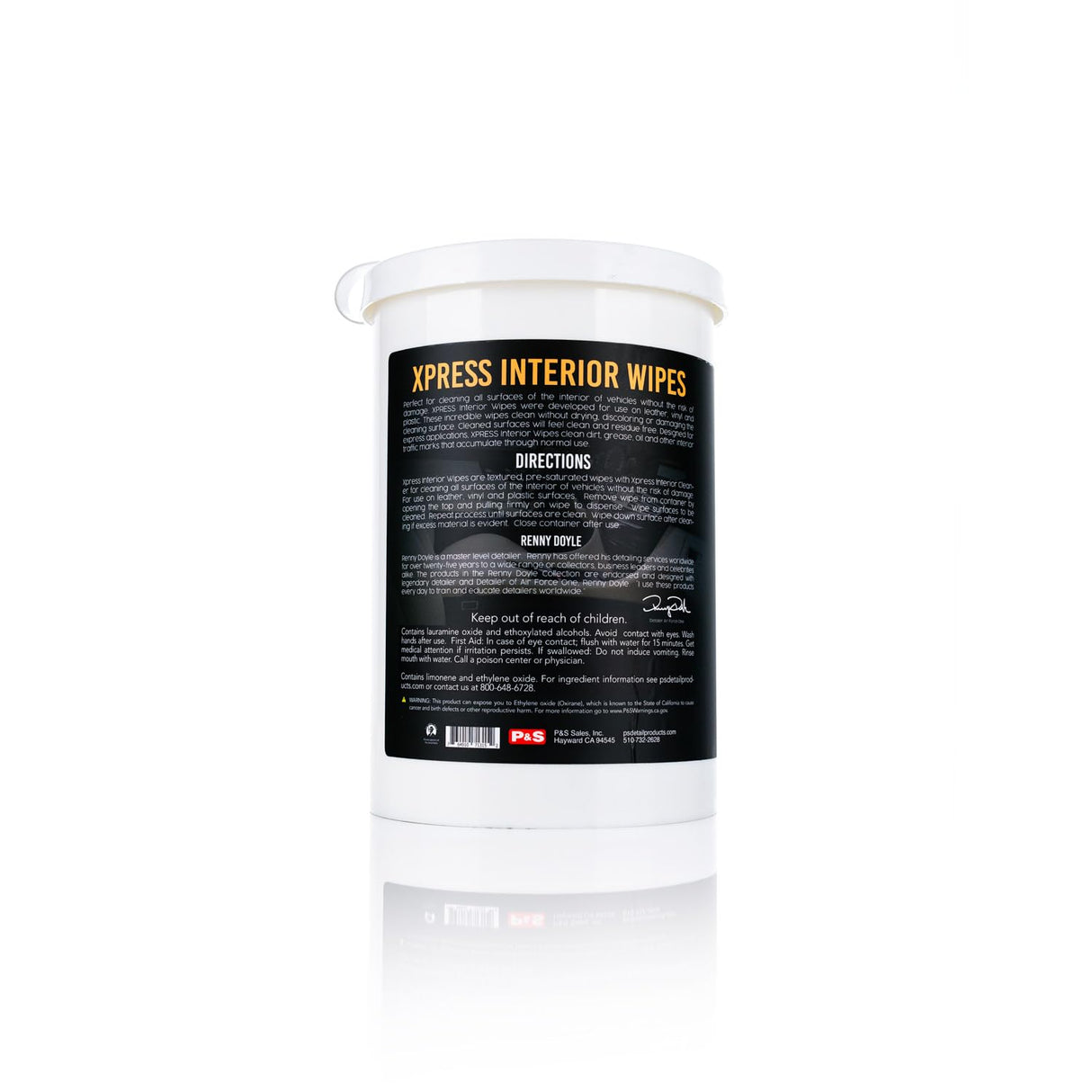 P&S XPRESS Interior Wipes - Versatile All-in-One Cleaning Wipes for Leather, Vinyl, Plastic, and More - Safe for Vehicle Interiors and Exterior Surfaces (150 Count)