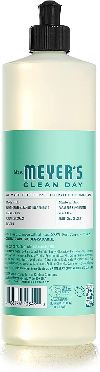 MRS. MEYER'S CLEAN DAY Variety Dish Soap Scent (Lilac + Mint + Peony)