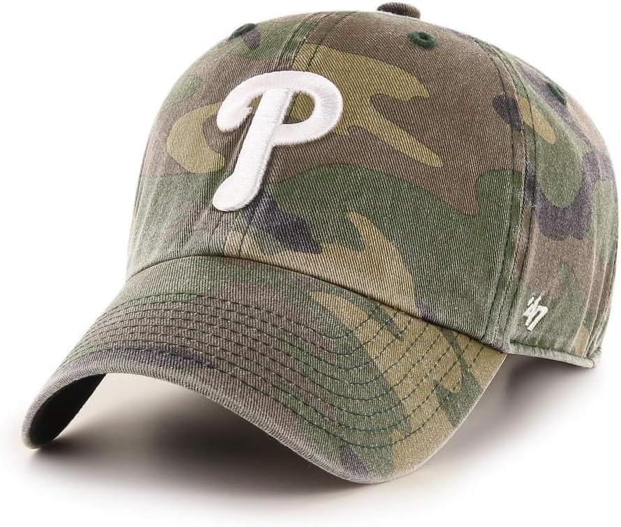'47 MLB Unisex-Adult Camo Clean Up Adjustable Hat Cap One Size
