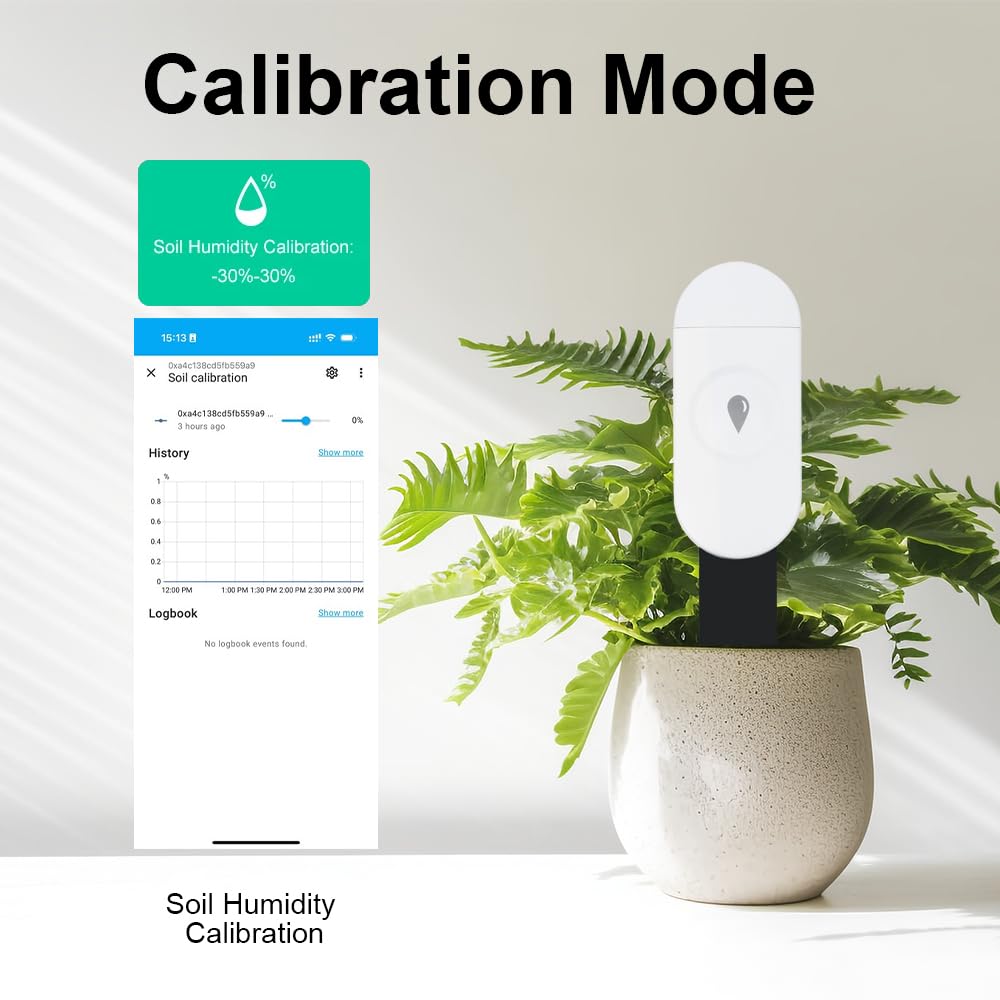 Haozee Intelligent Soil Moisture Sensor, 3 Pack, Zigbee Hub Required