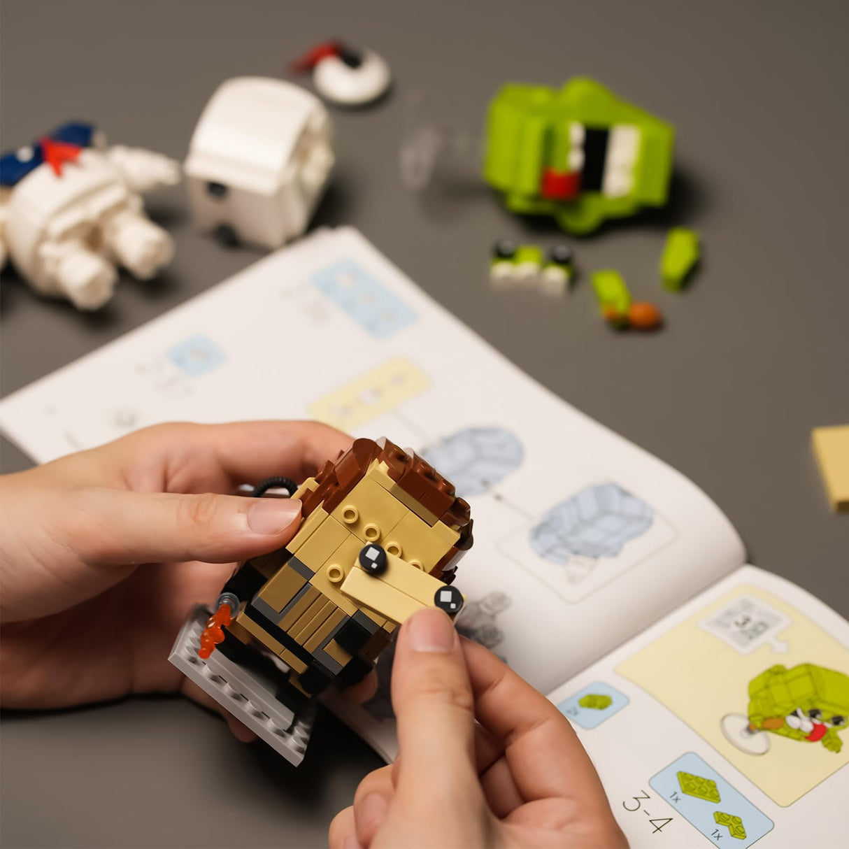 Halloween Ghost Action Figure Building Set Compatible with Lego for Adults,Busters Horror Present for Fans, Home Decor,Christmas Toys for Kids