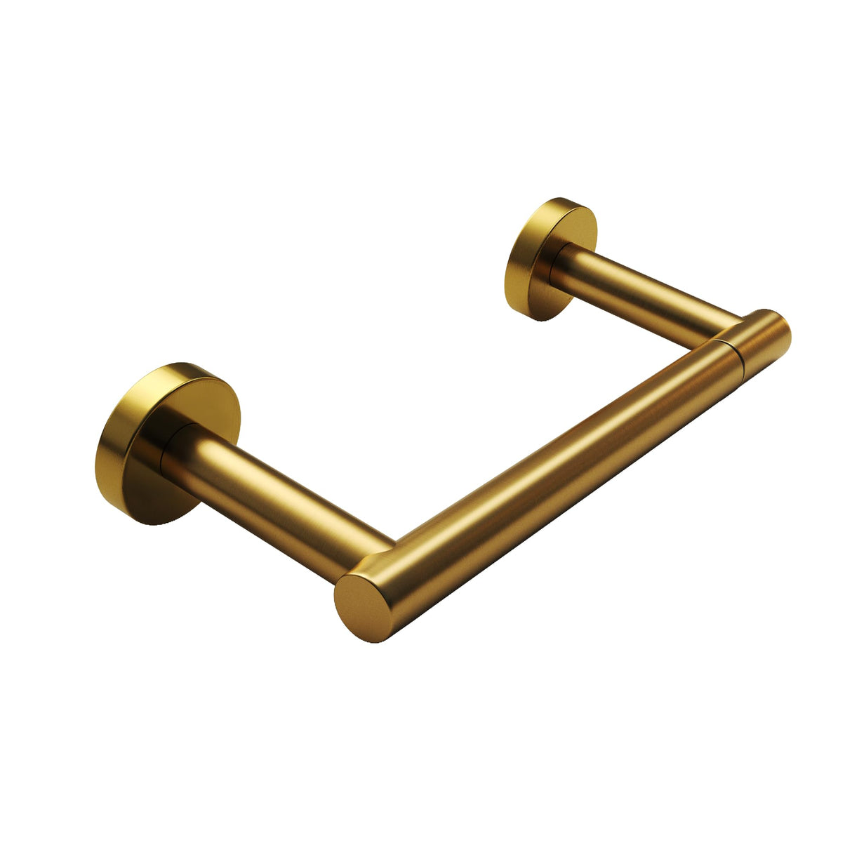 POKIM Toilet Paper Holder Matte Black and Gold, Metal Bathroom Rotating Paper Roll on Wall Mounted with Lock, SUS 304 Stainless Steel Mix Color Toilet TP Large Mega Roll Holder Classic