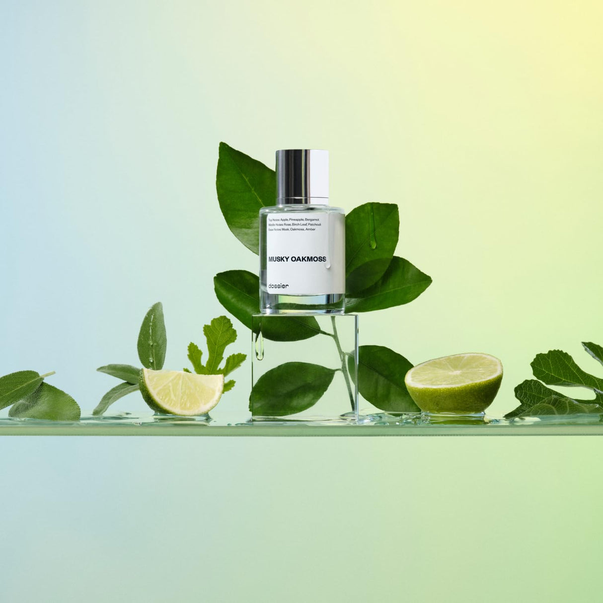Dossier - Musky Oakmoss - Eau de Parfum - Inspired by Creed's Aventus - Perfume Luxury - Pure Infused - Paraben-Free - Vegan - For Men - Fragrance 1.7 oz (Spray 50ml)