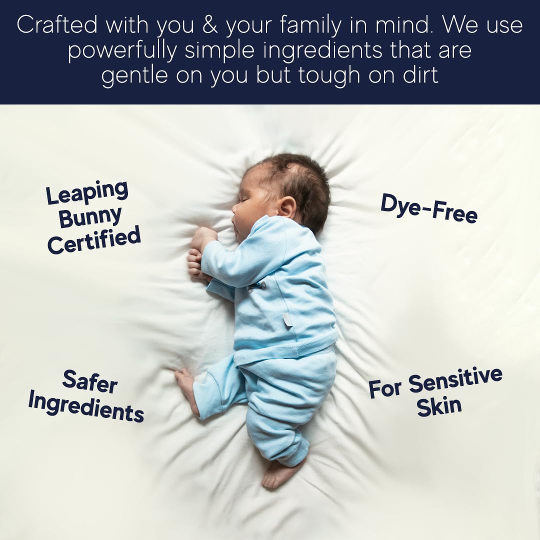 Sheets Laundry Club Laundry Detergent Sheets, 100 Loads - Fragrance Free Scent, Eco-Friendly, Quick-Dissolving Formula, Hypoallergenic, Septic Safe, Plastic-Free Packaging - 50 Sheets