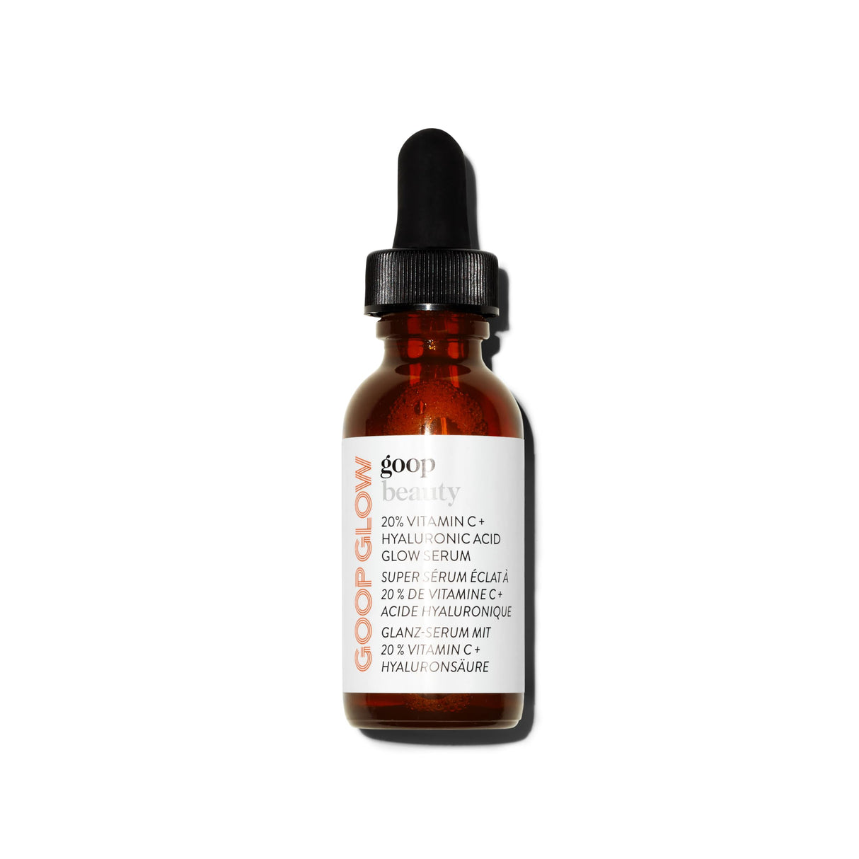 goop Beauty 20% Vitamin C + Hyaluronic Acid Serum | Hydrating, Firming, & Brightening | Improves Tone & Texture | Paraben and Silicone Free | 1 fl oz