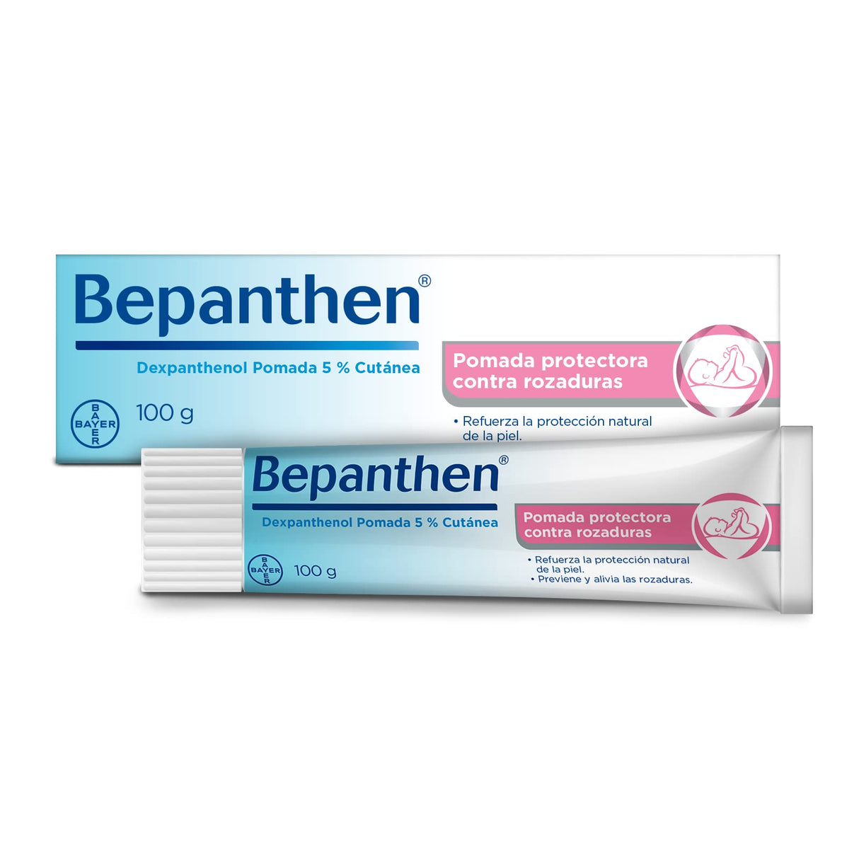 Bepanthen - Pomada protectora Contra rozaduras, 100 g