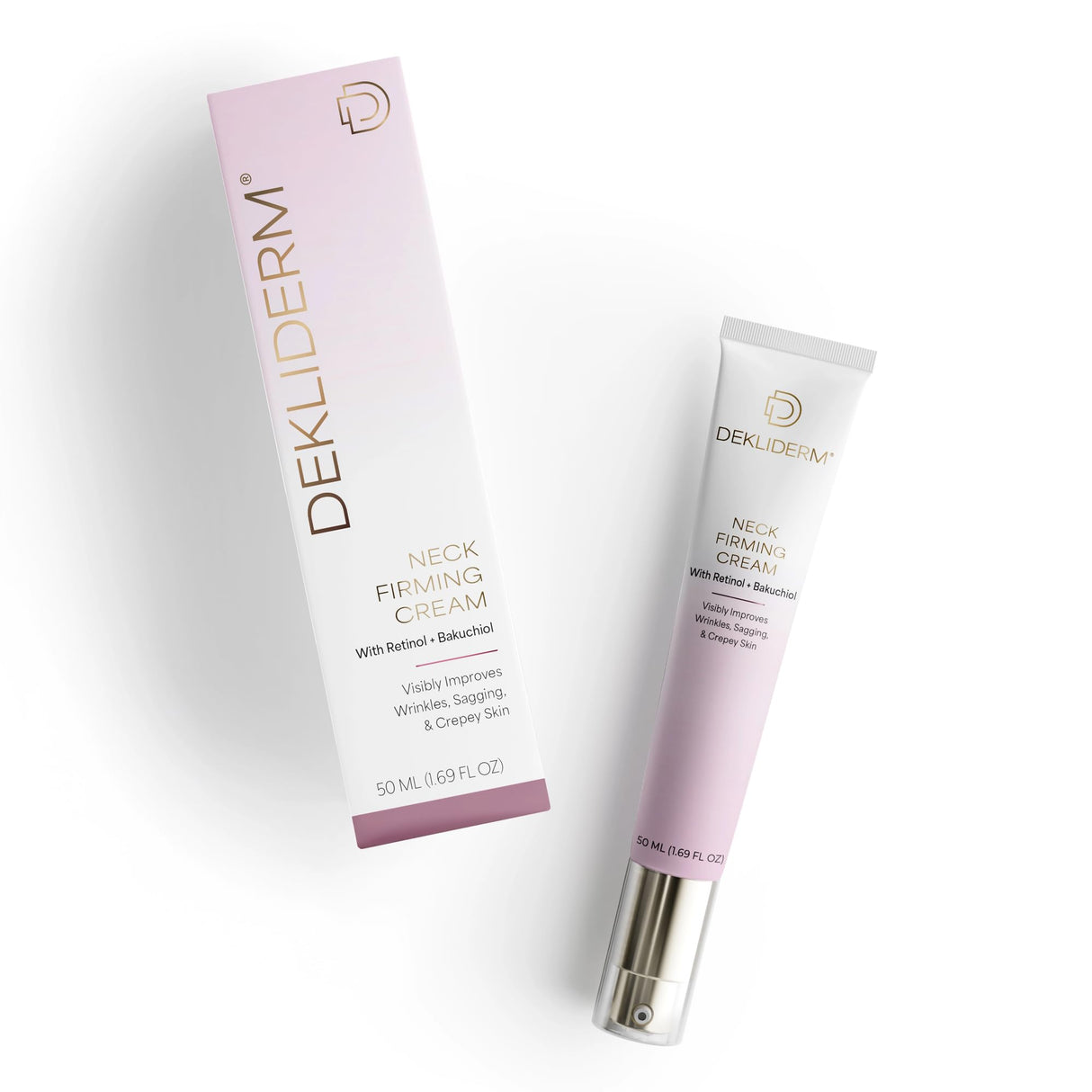 DEKLIDERM Neck Firming Cream – Anti Aging Retinol Cream Visibly Reduces Neck Wrinkles and Sagging – Neck Cream for loss of Firmness