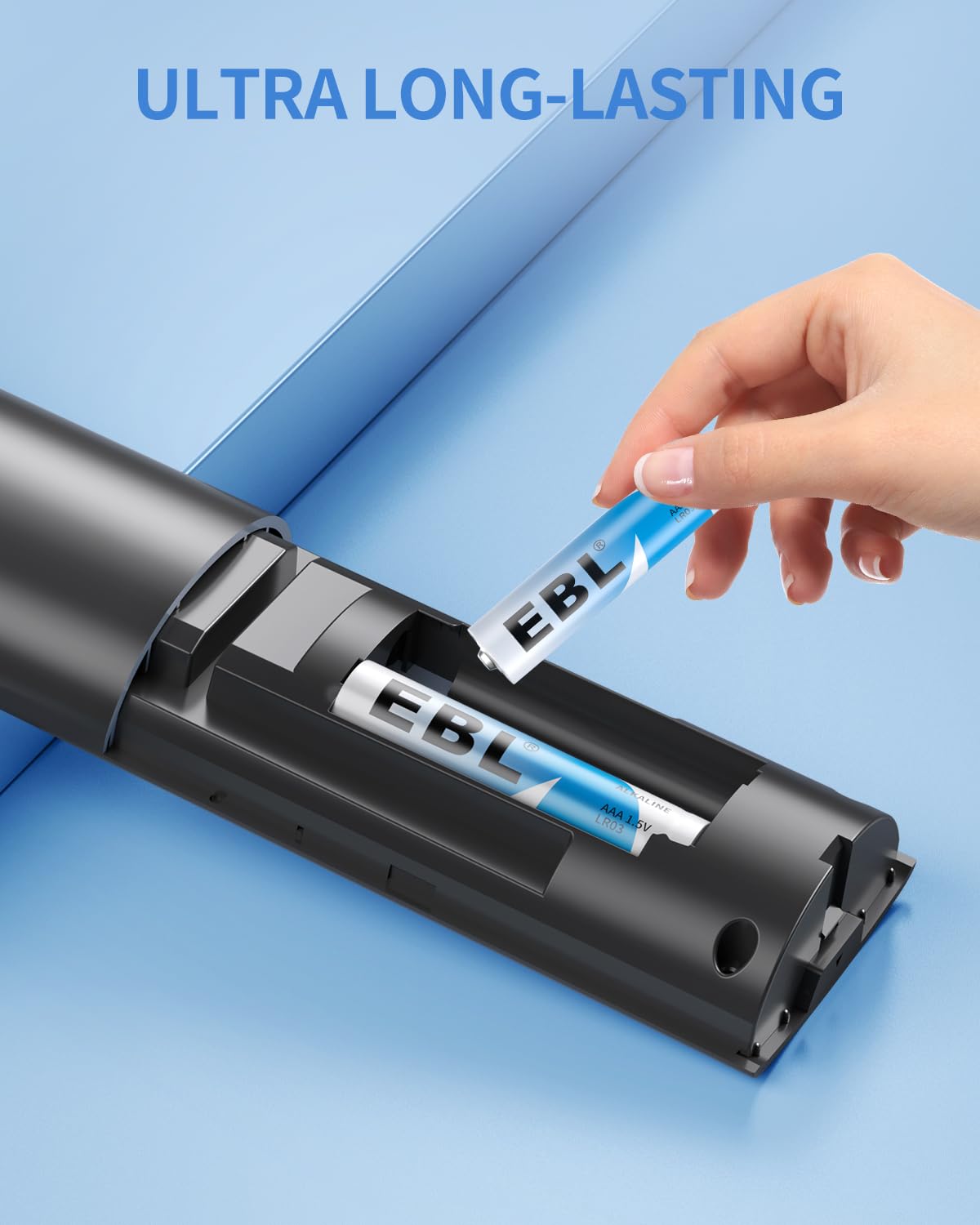 EBL AAA Batteries 100 Count, Alkaline Triple A Batteries 1.5V Batteries Ultra Long Lasting Alkaline Battery, 10-Year Shelf Life