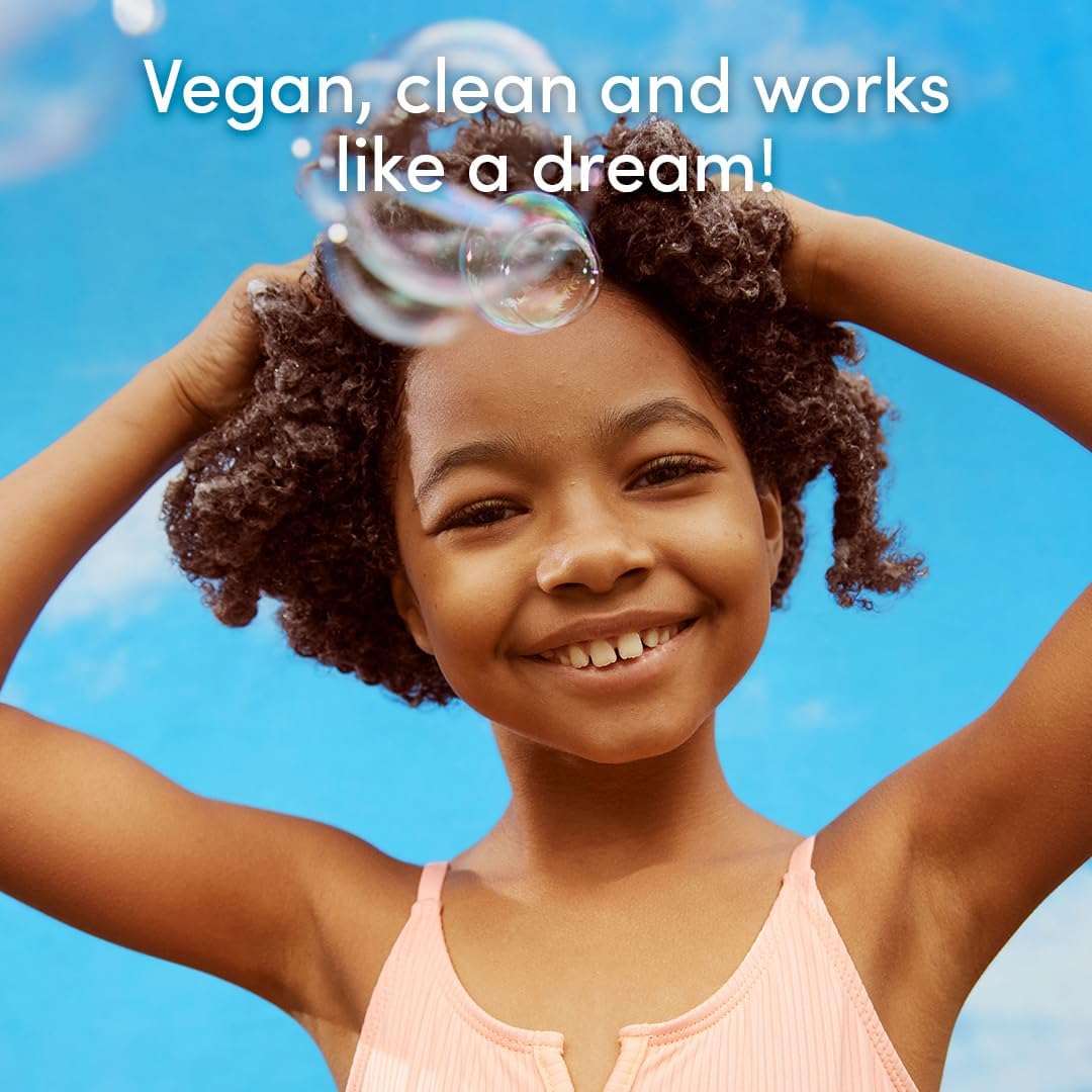 Evereden Kids Complete Haircare Set: Hair Detangling Shampoo, Conditioner & Spray for Children Ages 3+ & Pain-Free Hair Brush, Plant Protein Peptides & Argan Oil, Vegan, Free from Sulfate and Paraben