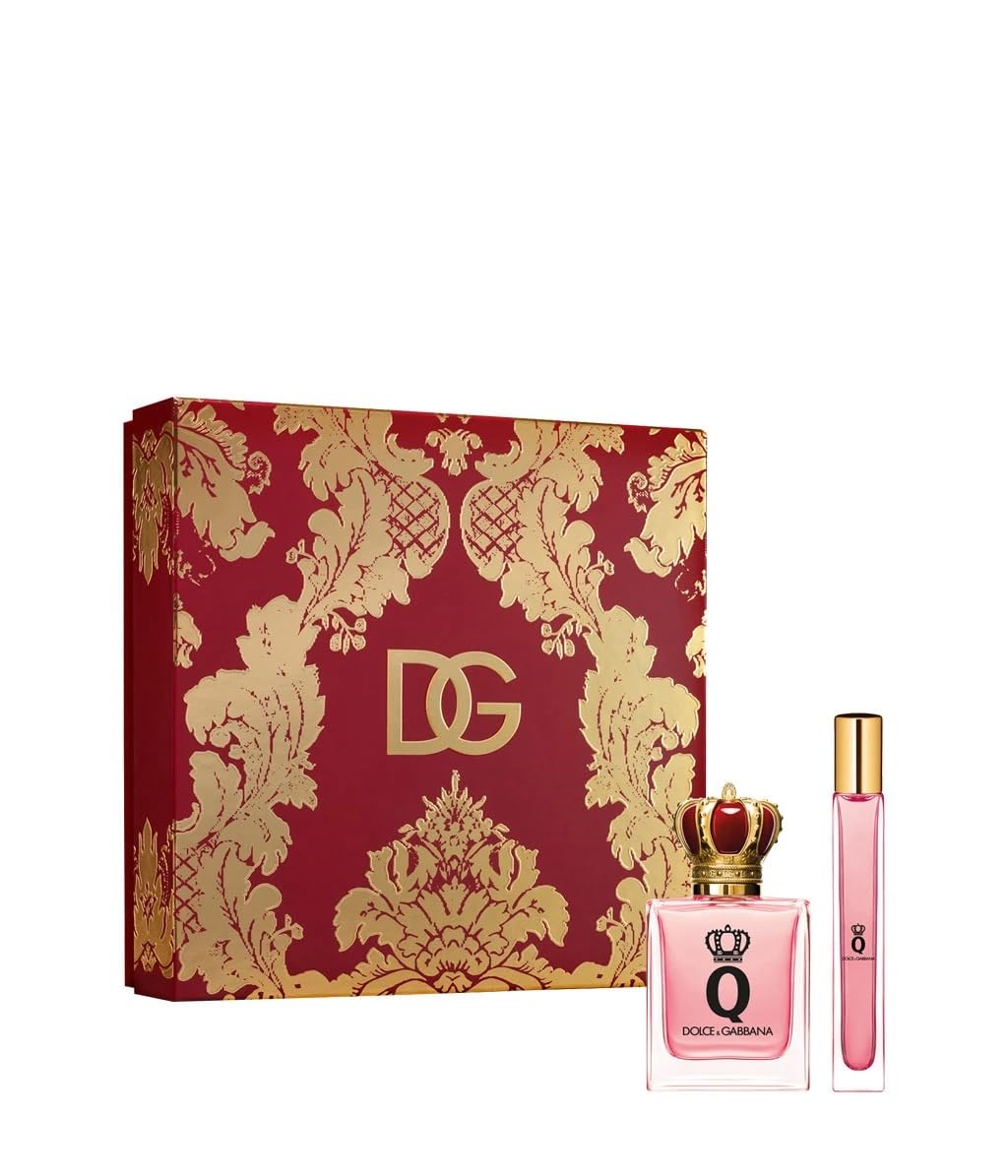 Dolce & Gabbana Q for Women Set Eau De Parfum 50 ml / 1.7 fl.oz, and Travel Spray 10 ml / .33 fl.oz