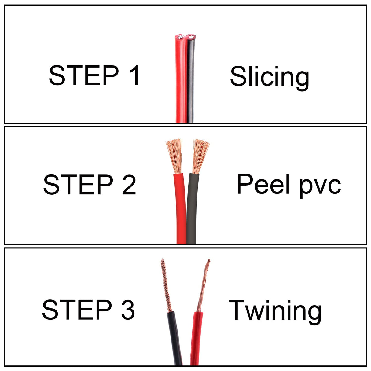 VIABRICO 14AWG 100FT Electrical Wire Cable 2 Conductors Red Black Hookup LED Lighting Strips Flexible Extension Cord 14Gauge Copper Clad Aluminum 12V/24V DC