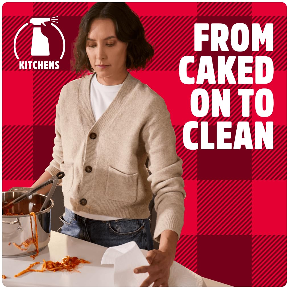 Brawny Tear-A-Square 3-Ply Paper Towels, 12 XL Family Rolls = 30 Regular Rolls, Strong, Absorbent, and Durable with 3 Sheet Sizes (Quarter, Half, Full)