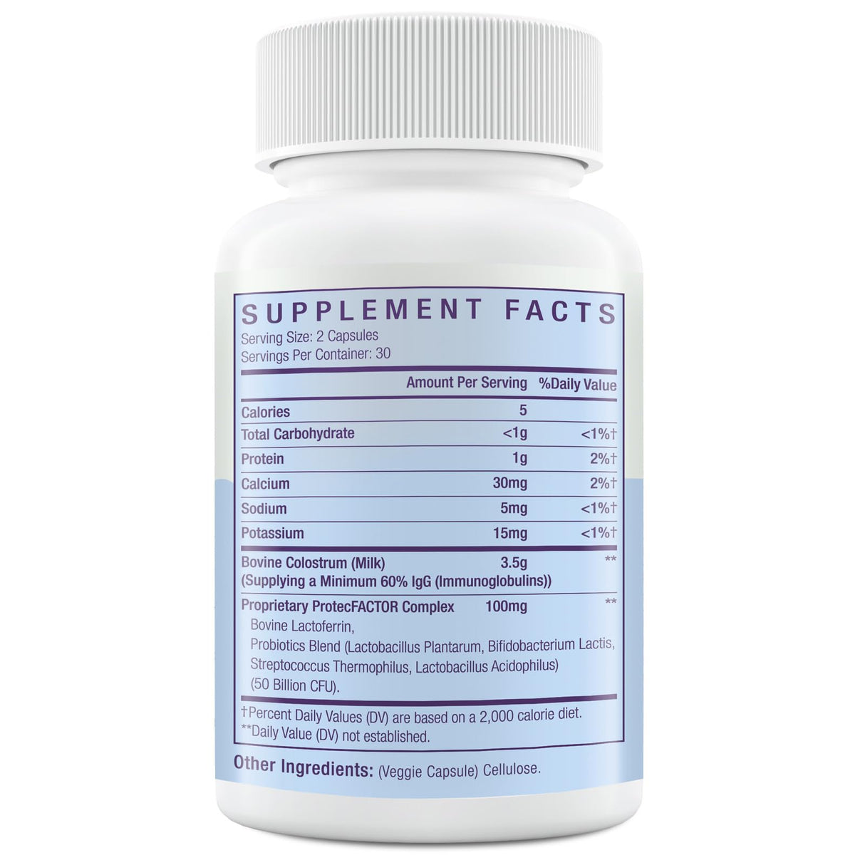 Yonrave Bovine Colostrum Capsules Supplement 1300mg - Extra High 60% IgG Bovine Colostrum - Gut, Bone, Exercise, Immune - 120 Capsules