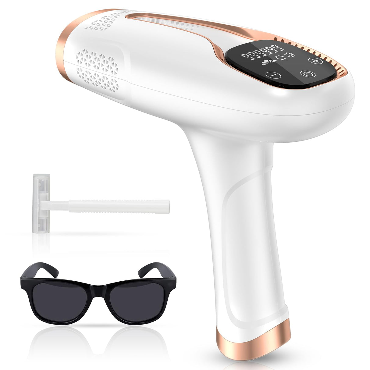 Hair Removal Device Laser Hair Removal for Women and Men Permanent IPL Hair Removal At-Home 999,999 Flashes Painless Hair Remover on Armpits Back Legs Arms Face Bikini Line