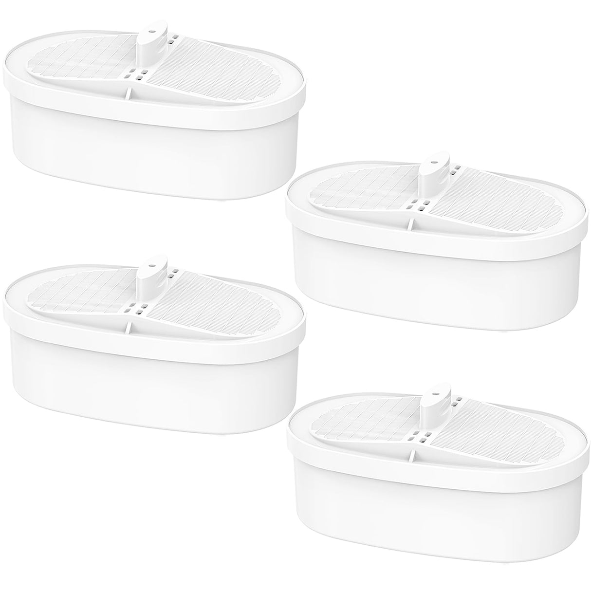 FYAEWPA 4 Pack Water-drop Replacement Filter WD-PF-01A Plus, Reduces PFOA/PFOS, Chlorine, Compatible with Water-drop Pitchers Replacement Filter,Lasts 3 Months or 200 Gallons