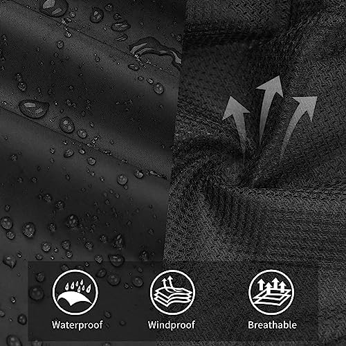 Ourcan Rain Pants Women Waterproof Pants Lightweight Breathable Hiking Cycling Outdoor with Pocket