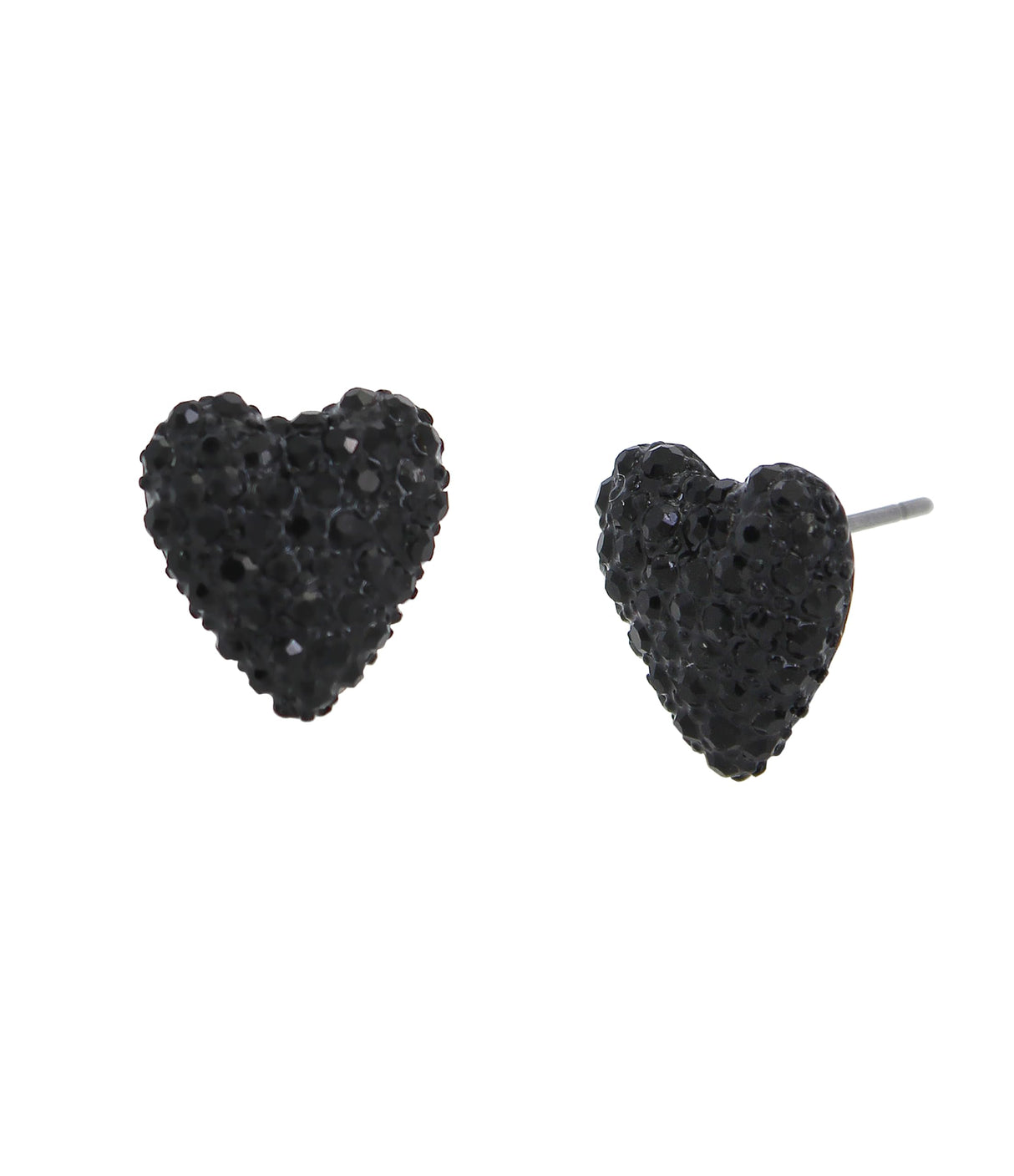 Betsey Johnson Heart Stud Earrings