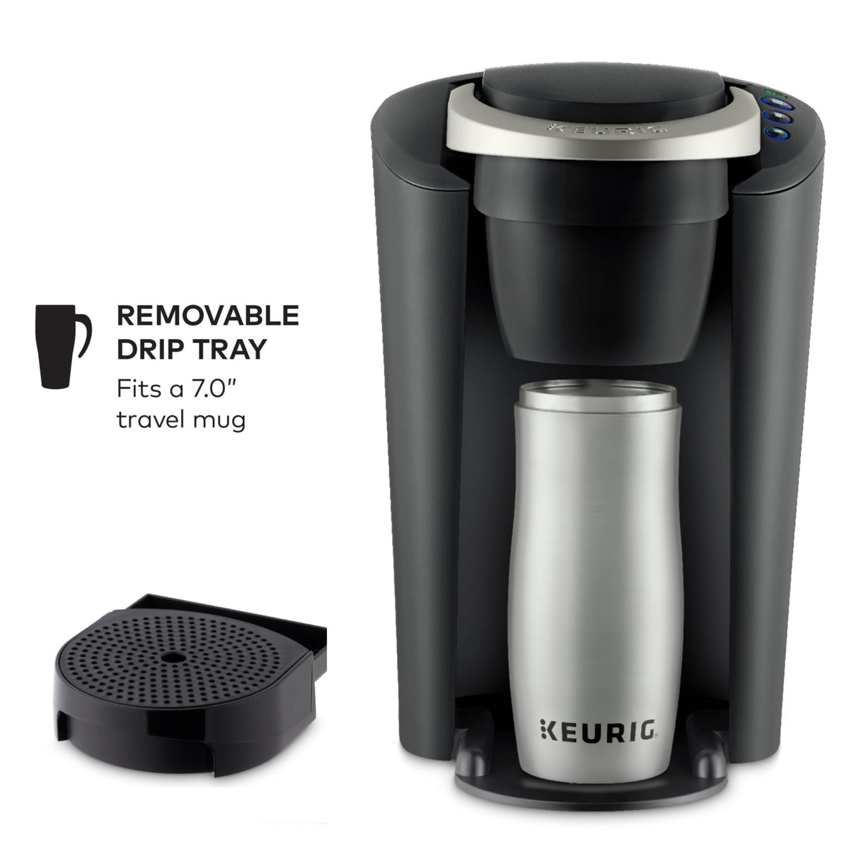 Keurig K-Compact Single-Serve K-Cup Pod Coffee Maker, Black