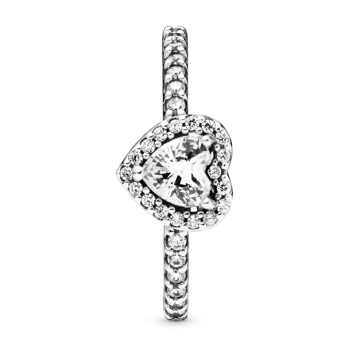 PANDORA Elevated Heart Ring, 7