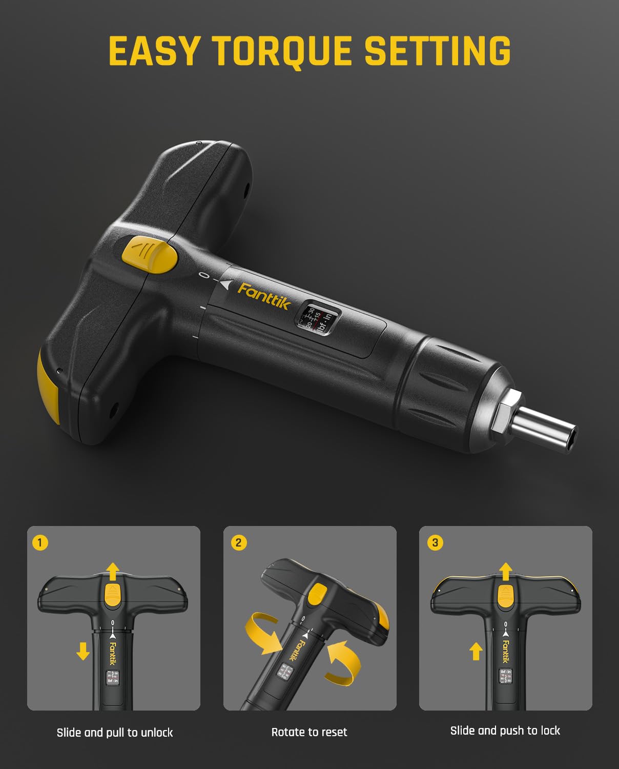 Fanttik C8 Nano Cordless Electric Scissors with LED Display & TS2 PRO Torque Screwdriver Wrench Set