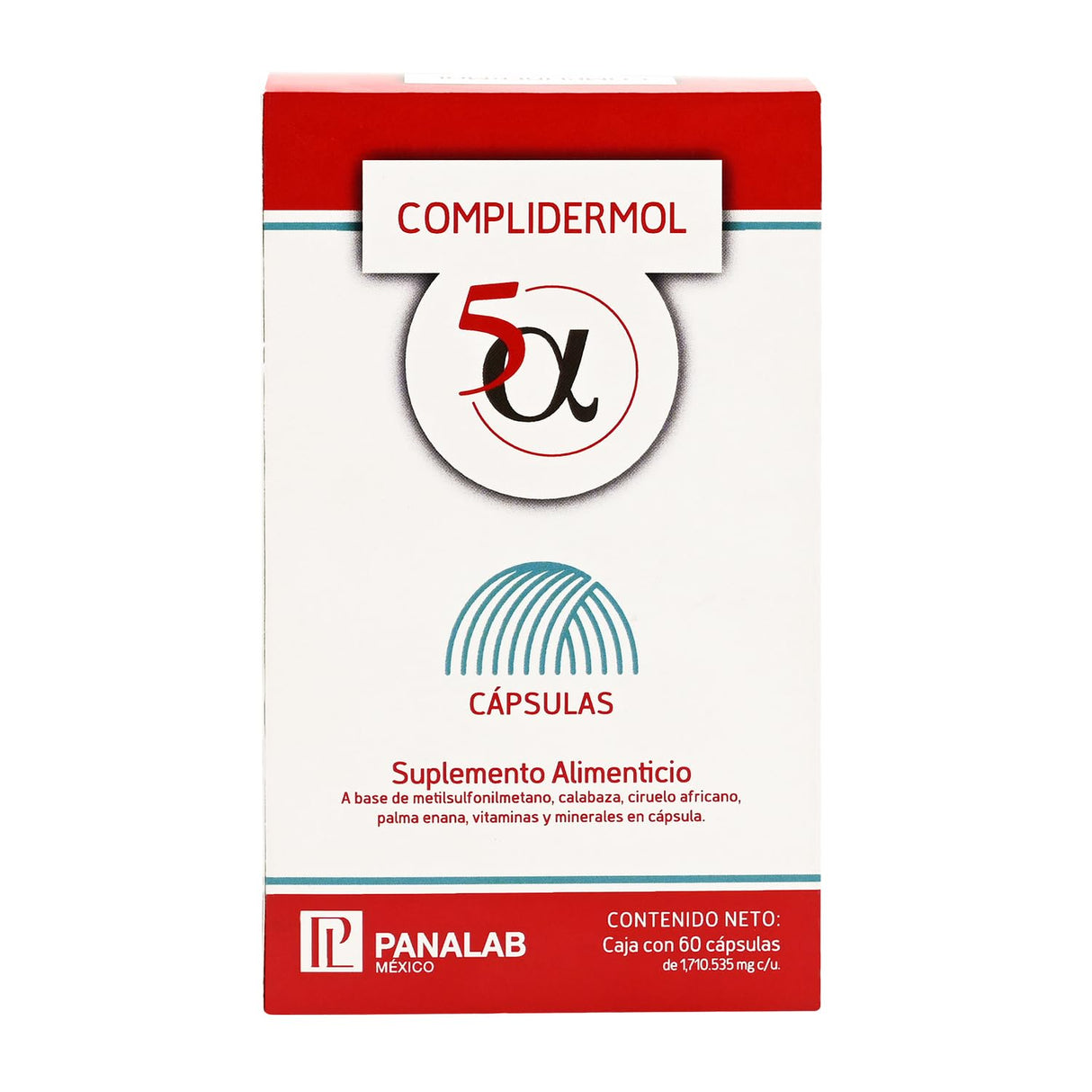 PANALAB Complidermol 5 Alfa Plus 60 Cápsulas