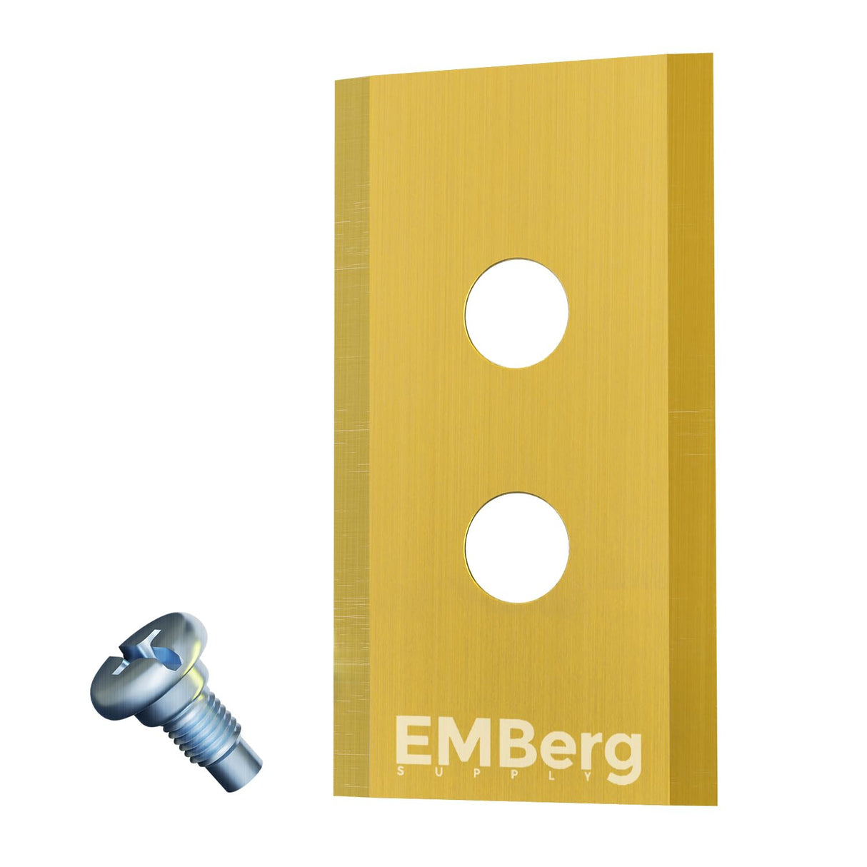 EMBerg Blades for Luba - Titanium Coated - 48 Blades (6 Sets) Robotic Lawn Mower Blade Compatible with Mammotion Endurance - Fits AWD 5000, 3000, 1000 - Replacement Blades for Superior Performance