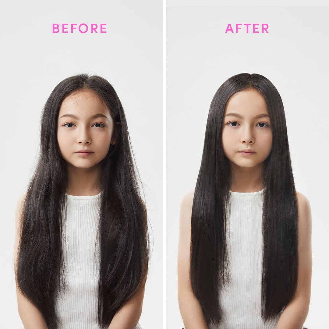 Evereden Kids Complete Haircare Set: Hair Detangling Shampoo, Conditioner & Spray for Children Ages 3+ & Pain-Free Hair Brush, Plant Protein Peptides & Argan Oil, Vegan, Free from Sulfate and Paraben