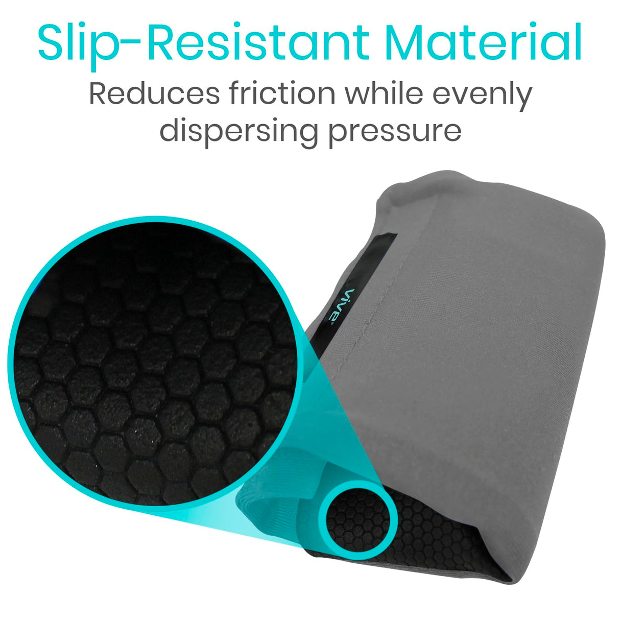 Vive Crutch Pads & Hand Grips - Padding for Walking Arm Crutches - Universal Underarm Padded Forearm Handle Pillow Covers for Hand Grips - Soft Foam Armpit Accessories for Adults, Kids (Gray)