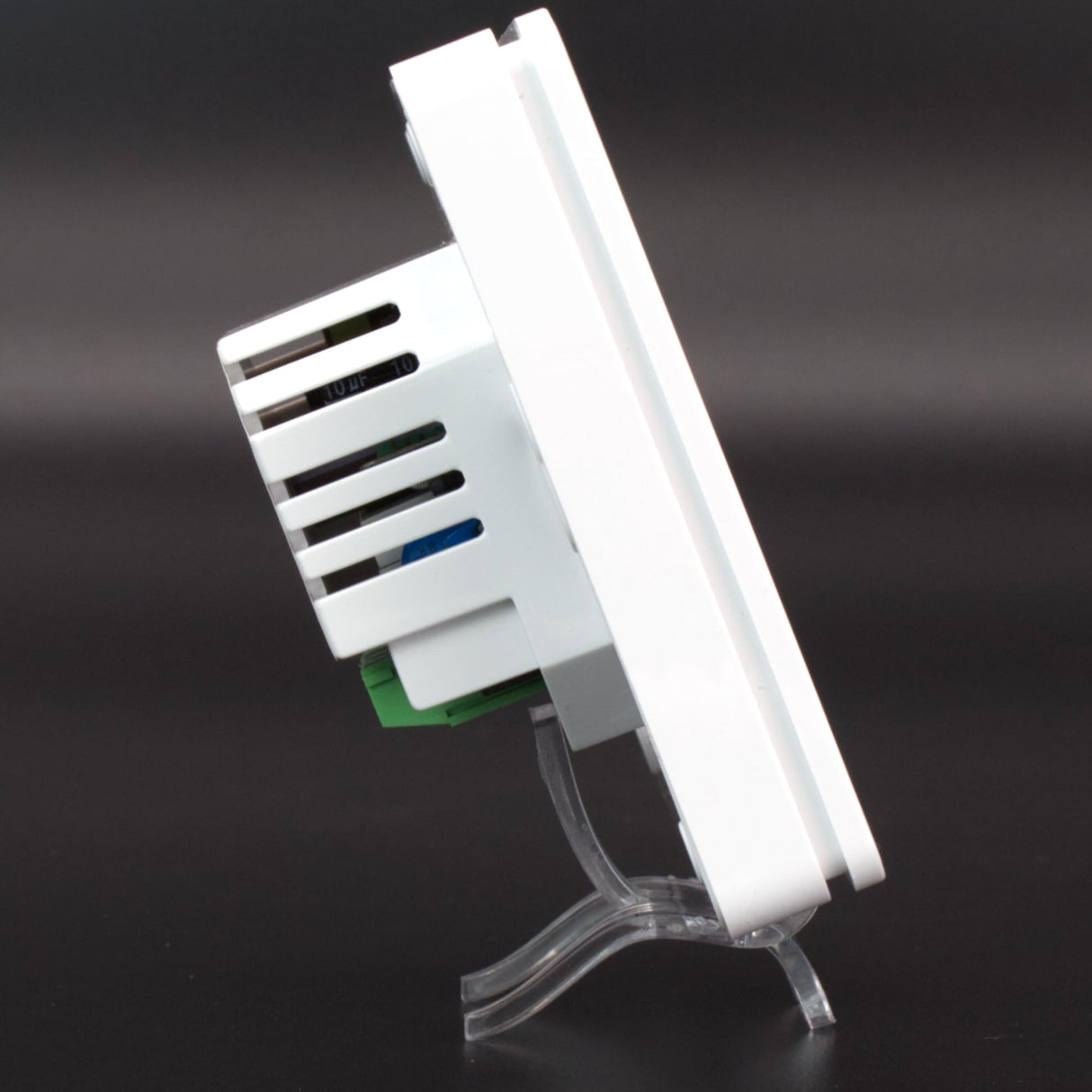 Kudos-Trading - Heatmiser TM4 V2 230v 4 Channel Time Clock 7 Day Timer Programmer Touch Screen Thermostat Works With Heatmisers UH8 Wiring Centre Ideal for Zone Control and Scheduling.