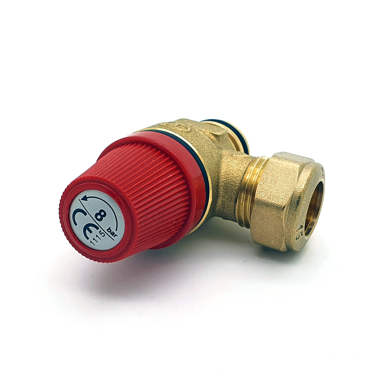 Caleffi – 1/2? 8 Bar Pressure Relief c/w Circlip Connection F0000483
