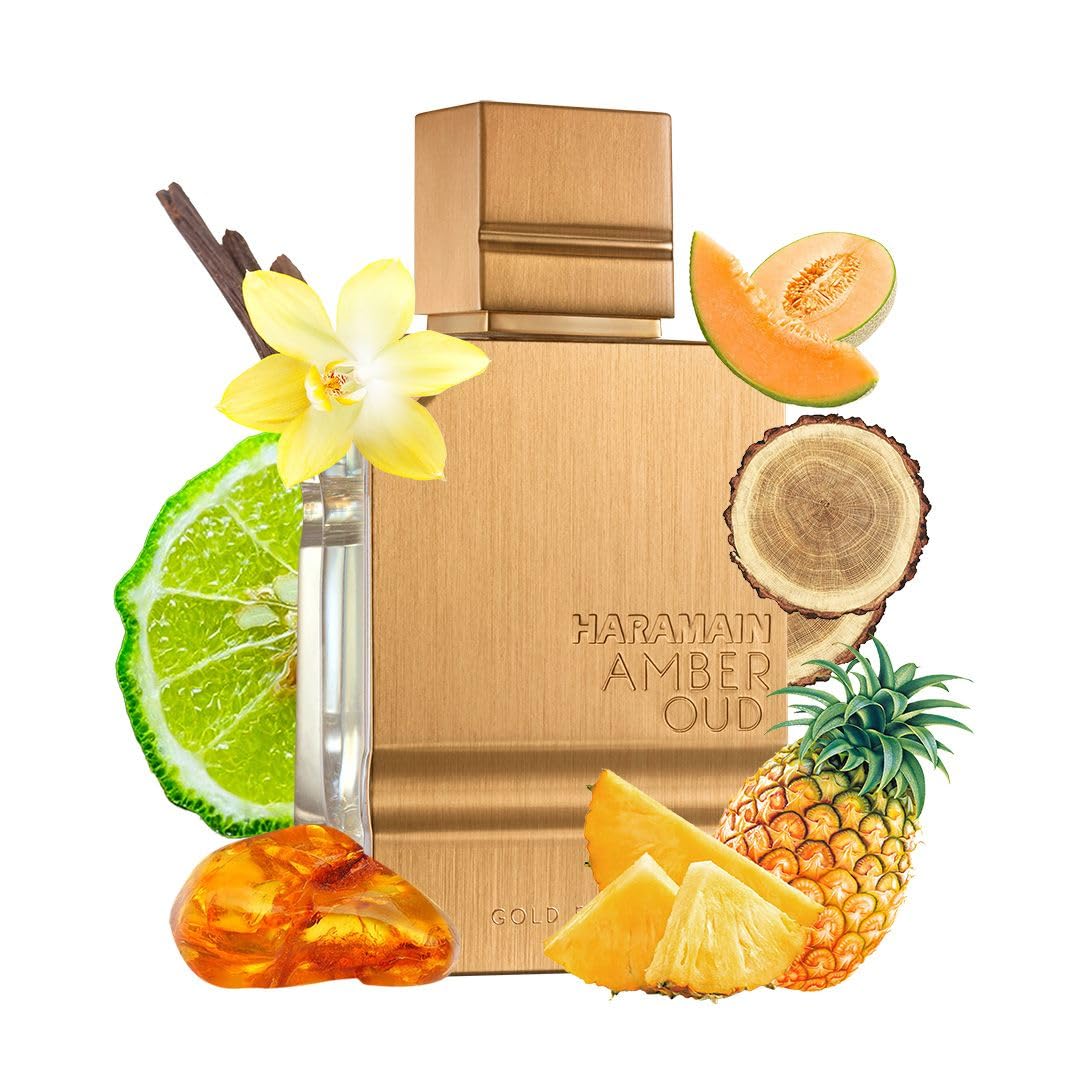 Al Haramain Amber Oud Gold Edition - Arabian Perfume for Women and Men - Eau de Parfum Spray with Notes of Bergamot, Melon, Pineapple, Amber, Woody Accord, and Musk - 6.7 oz