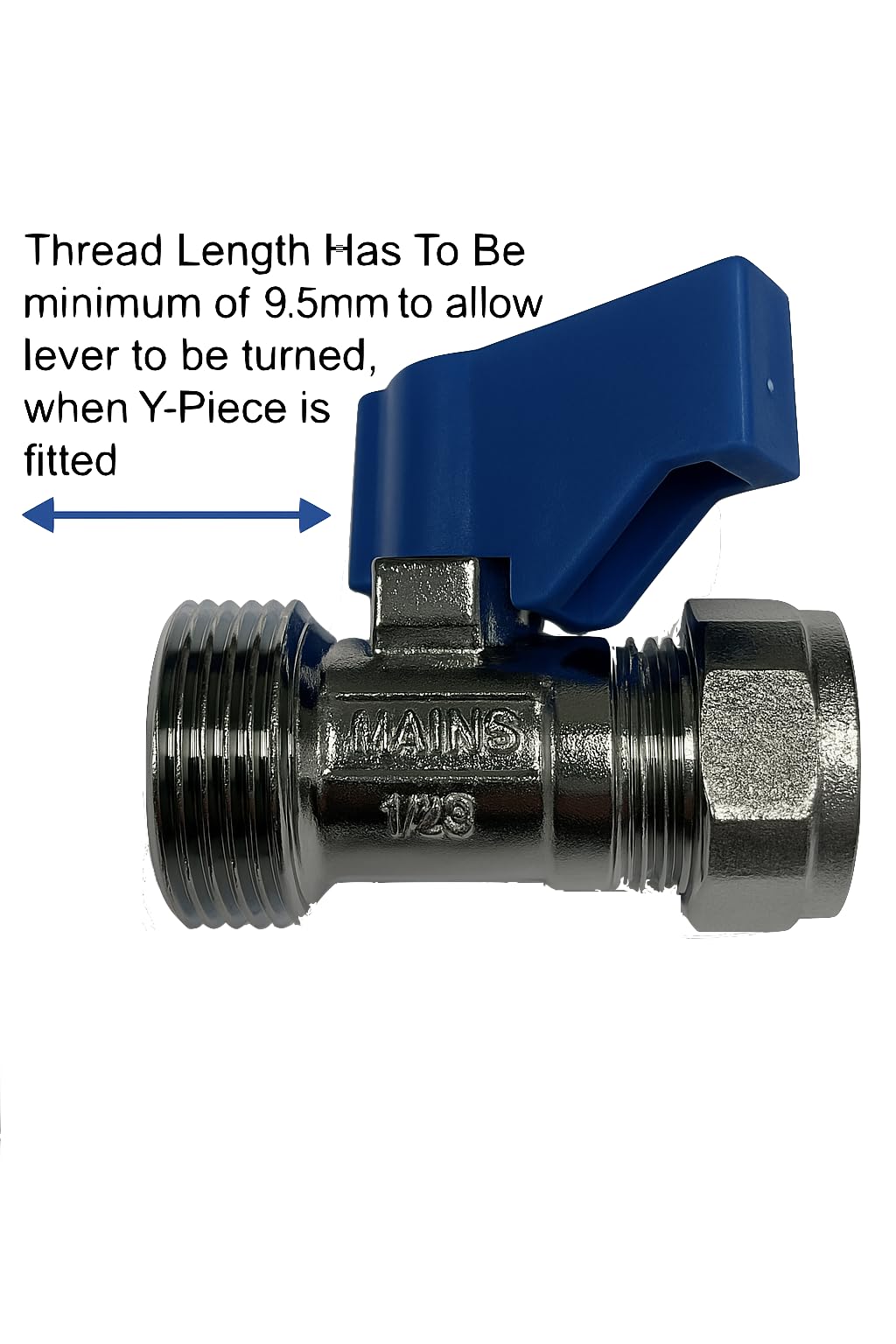 Solid Brass Nickel Plated Washing Machine Y Piece Connector, Highly Recommended Over Plastic/PVC YPiece