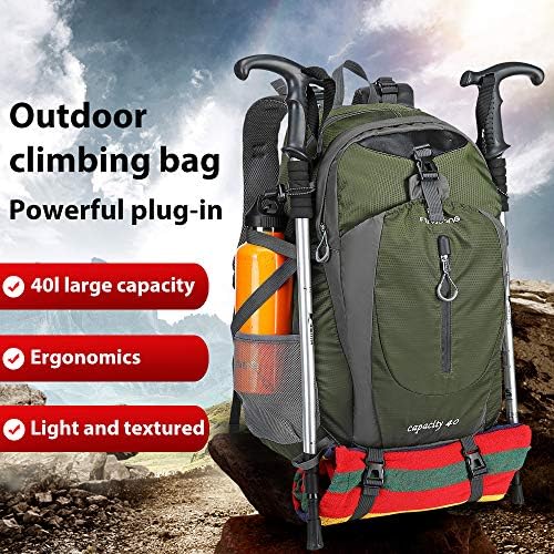 40L Waterproof Lightweight Hiking,Camping,Travel Backpack for Men Women