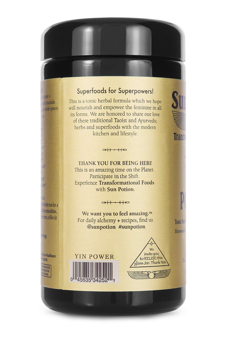 Sun Potion - Yin Power - Tonic Herbal Formula for The Feminine - 200g