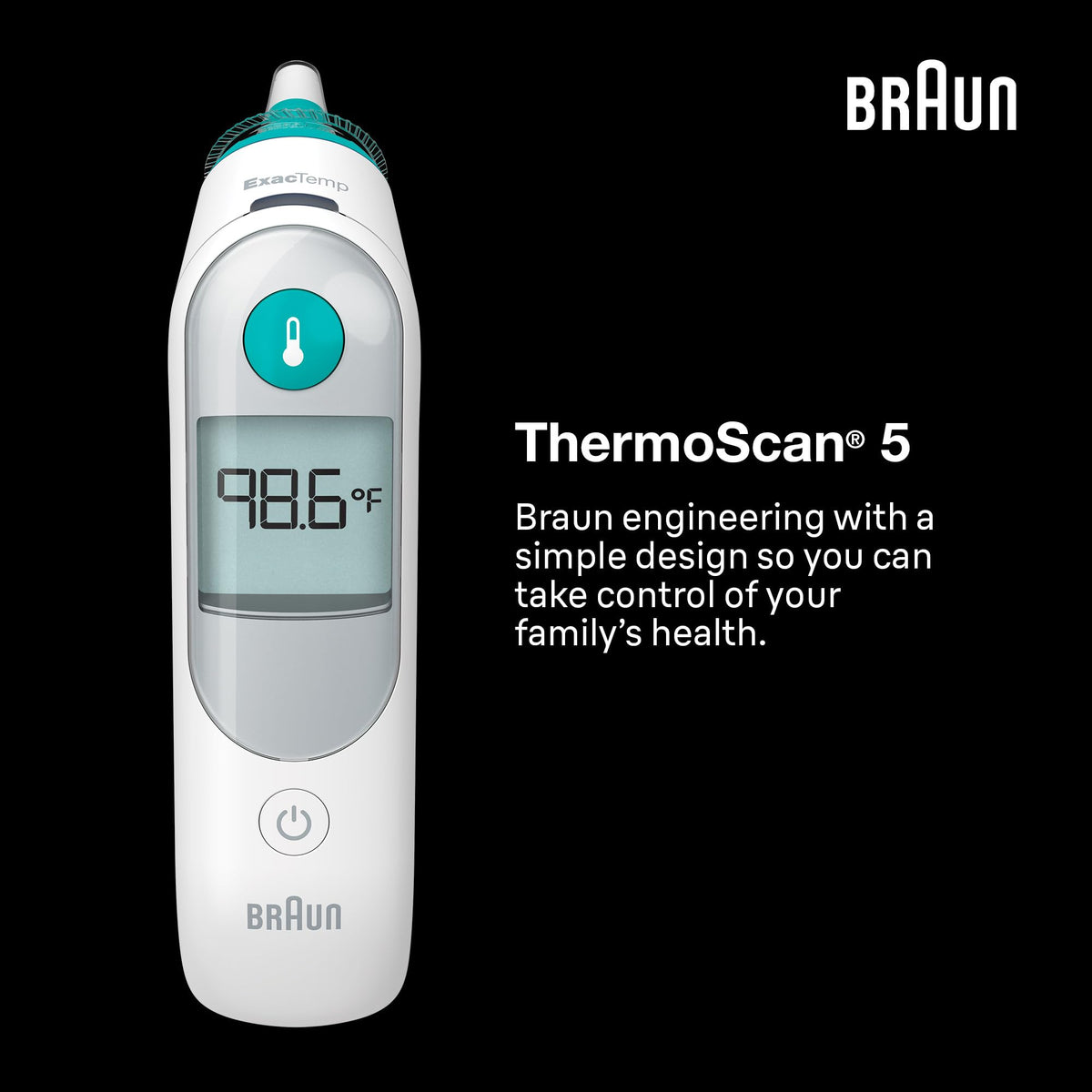 Braun ThermoScan 5 Digital Display Ear Thermometer