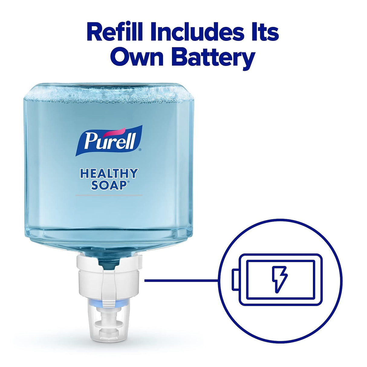 PURELL ES8 Automatic Soap Dispenser, Graphite, for 1200 mL PURELL ES8 HEALTHY SOAP Refills (Pack of 1) - 7734-01 - Manufactured by GOJO, Inc.
