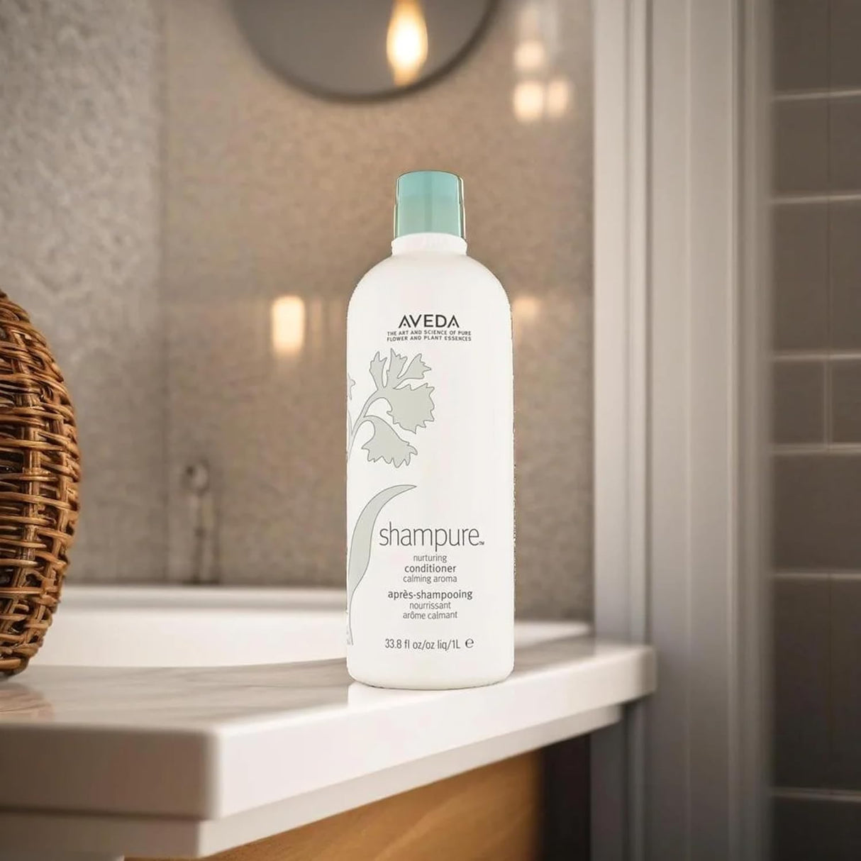 Aveda Shampure Nurturing Shampoo & Conditioner Set Liter +2 Pumps