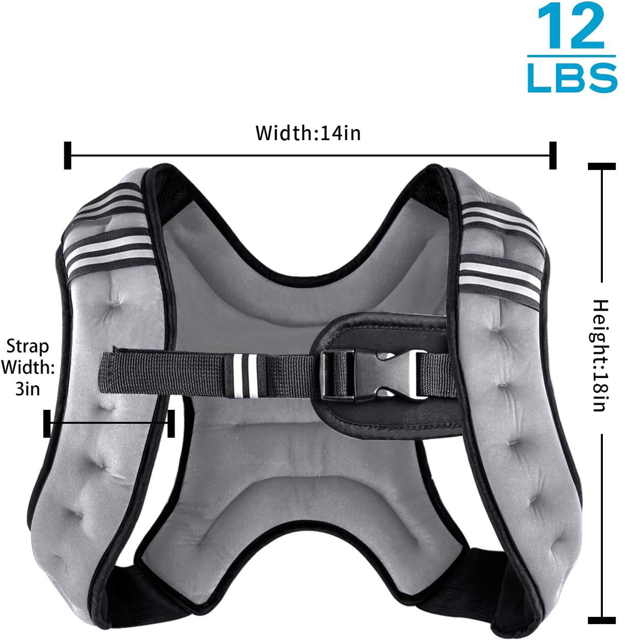 Henkelion Weighted Vest Weight Vest for Men Women Kids Weights Included, Body Weight Vests Adjustable for Running, Training Workout, Jogging, Walking