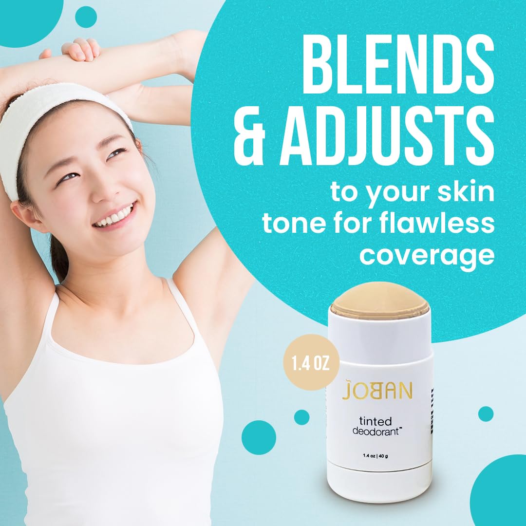 2 Pack Joban Beauty - Tinted Deodorant Fair Shade