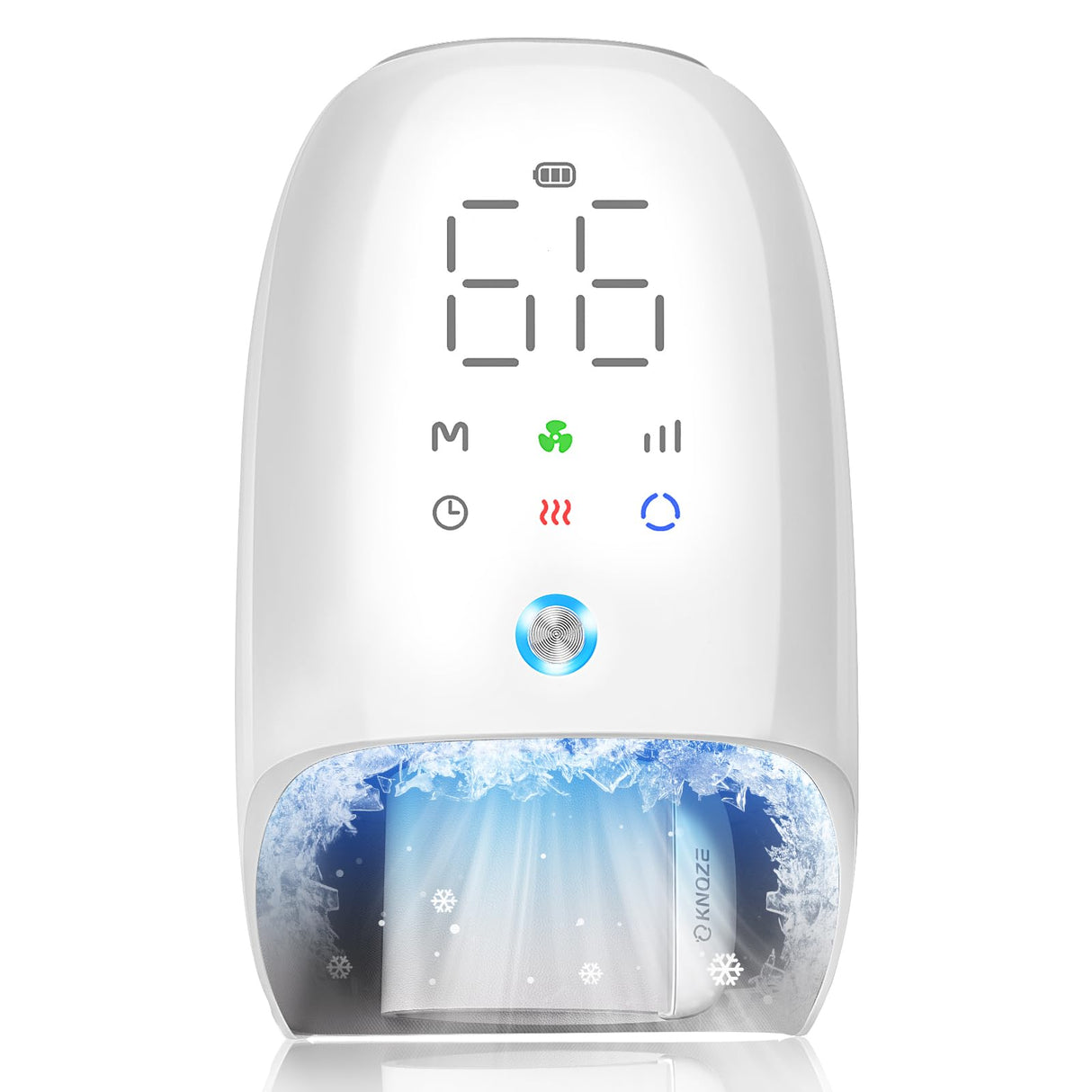 KNQZE Hand Massager with Heat and Compression,Touchscreen Massager with Roller Kneading for Wrist, Carpal Tunnel and Finger Numbness Relief, Mothers Day Gifts for Mom Women & Men (White)