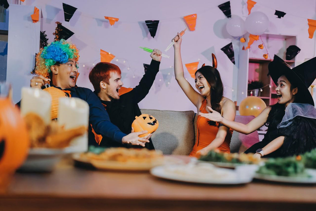 Kid2Kit 100 Pack Syringes for Jello Shots, 20mL Party Jello Shot Syringes with Cap BPA Free, Washable,Durable, Party Nurses, Halloween, Thanksgiving day, Christmas